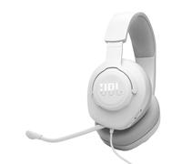 JBL QUANTUM 100 M2 WHITE AUX 3,5 - CUFFIE DA GAMING CON MICROFONO RIMOVIBILE