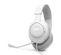 JBL Quantum 100M2 - Cuffie da gioco sovrauricolari cablate con microfono omnidirezionale e staccabile con opzione mute e cuscinetti auricolari in memory foam rivestiti in tessuto, compatibili con