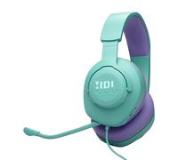 JBL Quantum 100M2, Cuffie Gaming Over Ear con Filo, Ciano