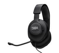 JBL Quantum 100M2 Cuffie Gaming Over Ear con Filo, JBL QuantumSOUND Signature e Jack per Cuffie da 3,5 mm, Compatibilità Multi-Platform, Microfono Rimovibile, Opzione Mute, Nero