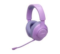 JBL Quantum 360 Cuffie Gaming Wireless Over Ear, con Doppia Connessione Wireless 2.4GHz/Bluetooth, 22 ore di Autonomia, Compatibilità Multi-Platform, Microfono Rimovibile con Opzione Mute, Viola