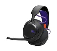 JBL Quantum 650 Cuffie Gaming Wireless, Suono JBL Quantum Spatial, Microfono con Cancellazione del Rumore, Cavo USB-C, Autonomia 45 Ore, Componenti Sostituibili, Compatibilità Multipiattaforma, Nero