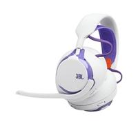 JBL Quantum 650 Cuffie Gaming Wireless, Suono JBL Quantum Spatial, Microfono con Cancellazione del Rumore, Cavo USB-C, Autonomia 45 Ore, Componenti Sostituibili, Compatibilità Multipiattaforma, Bianco