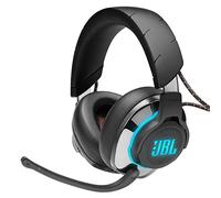 JBL Quantum 800 Cuffie Gaming Over-Ear Wireless 2,4 Ghz e Bluetooth, Headset da gioco con Microfono, RGB e Surround, compatibilità Multipiattaforma, Colore Nero