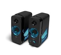 JBL Quantum DUO Set Altoparlanti Gaming Bluetooth Wireless, con Dolby Audio e Illuminazione LED RGB con Effetti di Luce, per PC, Mac, Windows e Console da gioco, Colore Nero