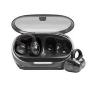 JBL Soundgear Clips Cuffie Open-Ear True Wireless, SonicArc Design, fino a 32 Ore di Autonomia, 4 Microfoni Beamforming, Resistenti ad Acqua e Polvere IP54, Tecnologia JBL OpenSound, Ghost Black