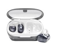 JBL Soundgear Clips Cuffie Open-Ear True Wireless, SonicArc Design, fino a 32 Ore di Autonomia, 4 Microfoni Beamforming, Resistenti ad Acqua e Polvere IP54, Tecnologia JBL OpenSound, Ghost White