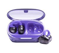 JBL Soundgear Clips Cuffie Open-Ear True Wireless, SonicArc Design, fino a 32 Ore di Autonomia, 4 Microfoni Beamforming, Resistenti ad Acqua e Polvere IP54, Tecnologia JBL OpenSound, Ghost Purple