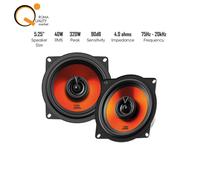 JBL Stage1 GEN2 52F - 5.25 Inch (130mm) 2-Way Coaxial Car Speakers - 40W RMS - 210W Peak - Compact Size - OEM Replacement & Car Audio Upgrade - No Grille - Easy Install Audio - Pair