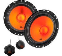 JBL Stage1 GEN2 62CF - 6.5 Inch (165mm) 2-Way Component Car Speakers - 80W RMS - 240W Peak - Set of 2 Woofers + 2 Tweeters Audio - With Grilles - Compact Fit - OEM Upgrade
