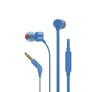 JBL T110 Pure Bass - Cuffie in-ear, colore: Blu