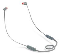 JBL T110BT Cuffie In Ear Wireless, Auricolari Bluetooth Senza Fili Magnetici con Microfono e Comando a 3 Pulsanti, per Musica, Chiamate e Sport, fino a 8 Ore di Autonomia, Grigio