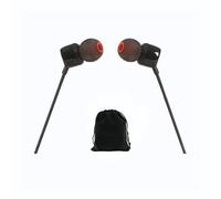 JBL Tune 110 Cuffie In-Ear cablate con telecomando a 1 pulsante, suono firmato per un'esperienza audio ricca, custodia per il trasporto inclusa