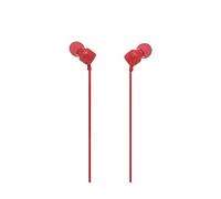 JBL TUNE 110 - Cuffie intrauricolari con telecomando a un pulsante, colore: Rosso