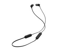 JBL Tune 135BT, Auricolari Wireless Bluetooth In-Ear, Nero | Microfono a 3 Pulsanti, Telecomando e Cavo Piatto