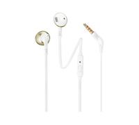 JBL Tune 205C Cuffie In-Ear Cablate con Suono JBL Pure Bass e Microfono, Champagne