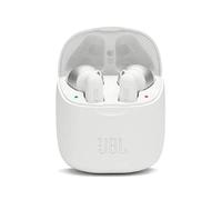 JBL TUNE 220TWS Cuffie Earbuds True Wireless Bluetooth, Auricolari senza fili con microfono per Musica, Chiamate e Sport, fino a 3 Ore di Autonomia + 17 Ore extra, Bianco
