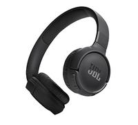 JBL Tune 520 BT Cuffie On-Ear Bluetooth Wireless, Pieghevoli e Leggere, Microfono e Comandi su Padiglione con Voice Aware, JBL Pure Bass, Connessione Multipoint, fino a 57 ore di Autonomia, Nero