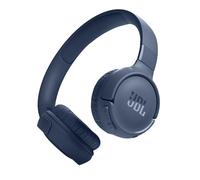 JBL Tune 520 BT Cuffie On-Ear Bluetooth Wireless, Pieghevoli e Leggere, Microfono e Comandi su Padiglione con Voice Aware, JBL Pure Bass, Connessione Multipoint, fino a 57 ore di Autonomia, Blu