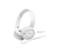 JBL Tune 520 C Cuffie con Filo On Ear, Microfono, Suono Pure Bass, Preimpostazioni EQ, Connettività USB Tipo C, Design Pieghevole e Cavo Anti-Groviglio, Bianco