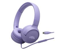 JBL Tune 520C - Cuffie on-ear con cavo USB-C con supporto audio ad alta risoluzione, suono puro dei bassi, vestibilità comoda, connettività USB-C, telecomando a 3 pulsanti con microfono e controllo