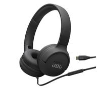 JBL Tune 520C - Cuffie on-ear con cavo USB-C con supporto audio ad alta risoluzione, suono puro dei bassi, vestibilità comoda, connettività USB-C, telecomando a 3 pulsanti con microfono e controllo