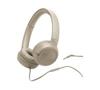 JBL Tune 530 - Cablato, Microfono integrato, Design pieghevole, Controllo a pulsante CUFFIE, Beige