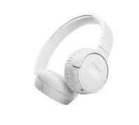 JBL Tune 660 BTNC Cuffie On-Ear Bluetooth Wireless, Cancellazione Attiva del Rumore, Microfono integrato, Più di 44h di autonomia, Colore Bianco
