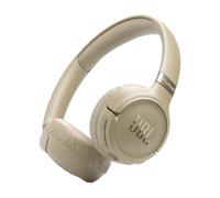 JBL Tune 680 NC Cuffie On-Ear Bluetooth Wireless, con Cancellazione Adattiva del Rumore, Smart Ambient, JBL Pure Bass Sound, fino a 76 Ore di Autonomia, Google Fast Pair, Microsoft Swift Pair, Beige