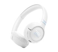 JBL Tune 680 NC Cuffie On-Ear Bluetooth Wireless, con Cancellazione Adattiva del Rumore, Smart Ambient, JBL Pure Bass Sound, fino a 76 Ore di Autonomia, Google Fast Pair, Microsoft Swift Pair, Bianco