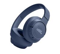 JBL Tune 720 BT Cuffie Over-Ear Bluetooth Wireless, Pieghevoli e Leggere, Microfono e Comandi su Padiglione con Voice Aware, JBL Pure Bass, Connessione Multipoint, fino a 76 ore di Autonomia, Blu