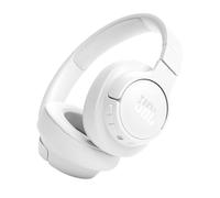 JBL Tune 720 BT Cuffie Over-Ear Bluetooth Wireless, Pieghevoli e Leggere, Microfono e Comandi su Padiglione con Voice Aware, JBL Pure Bass, Connessione Multipoint, fino a 76 ore di Autonomia, Bianco
