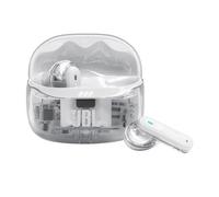 JBL Tune Beam Ghost 2 Auricolari Bluetooth True Wireless con Cancellazione del Rumore, 48 Ore di Autonomia, Resistenti ad Acqua e Polvere IP54, Design Chiuso a Stick, White Ghost