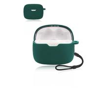 JBL Tune Beam - Custodia protettiva per auricolari Bluetooth wireless JBL Tune Beam, custodia in silicone morbido con impermeabile, antiurto e antigraffio, ideale per la protezione quotidiana, verde