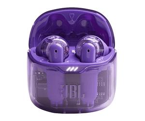 JBL TUNE FLEX GHOST AURICOLARI WIRELESS, Viola Trasparente