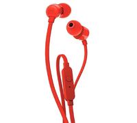 JBL T160 Tune Cuffie in-Ear cablate con Microfono - Rosso
