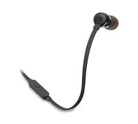 Le cuffie intrauricolari JBL TUNE160 racchiudono il suono JBL Pure Bass in un piccolo contenitore ultraportatile, rendendole perfette per l'uso quotidiano, nere