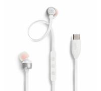 JBL TUNE310C - Auricolari con connessione USB di tipo C, 96 kHz/24 bit DAC integrato, telecomando a 3 pulsanti con microfono per chiamate/cavo piatto, 3 tipi di equalizzatore preimpostato inclusi,