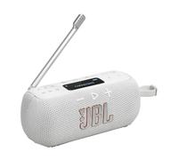 JBL Tuner 3, Radio Bluetooth Portatile, DAB/DAB+/FM, 6 Preimpostazioni, Fino a 15 H di Riproduzione, Impermeabile e Antipolvere IP68, Multi-Speaker Auracast, Compatibile con App JBL Portable, Bianca
