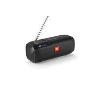 JBL Tuner Speaker Bluetooth Portatile con Radio Digitale DAB / DAB+ e FM, Cassa Altoparlante Bluetooth con Display, Compatibile con MP3, fino a 8 Ore di Autonomia, Nero