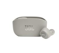 JBL Wave 100 TWS Cuffie In-Ear True Wireless Bluethooth, Auricolari Tascabili con Suono JBL Deep Bass e Dual Connect, per Musica e Chiamate in Vivavoce, Autonomia 5+15 Ore, Avorio