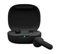 JBL Wave Flex 2 Auricolari Bluetooth True Wireless con 40 Ore di Autonomia, JBL Pure Bass, Smart Ambient, Resistenti ad Acqua e Polvere IP54, Connessione Multipoint, Design Aperto a Stick, Nero