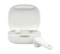 JBL Wave Flex 2 Auricolari Bluetooth True Wireless con 40 Ore di Autonomia, Pure Bass, Smart Ambient, Resistenti ad Acqua e Polvere IP54, Connessione Multipoint, Design Aperto a Stick, Bianco