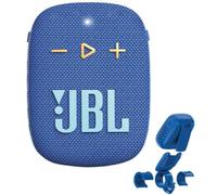 JBL Box Wind 3S - Mini Cassa Bluetooth Bass Boost di Harman Kardon - Casse Bluetooth Portatile con Clip per Sport, Outdoor, Bicicletta, Scooter e Moto, Impermeabile dopo IP67 - blu