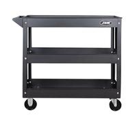JBM 51576 Carrello Porta Attrezzi Utensili da Officina con 3 Ripiani 4 Ruote