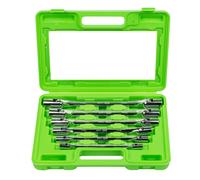 JBM 51659 VALIGETTA CON 6 CHIAVI A BUSSOLA POLIGONALI ARTICOLATE