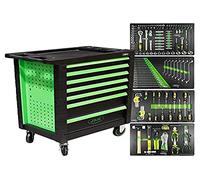 CARRELLO PORTAUTENSILI PORTA ATTREZZI OFFICINA 7 CASSETTI 172 UTENSILI JBM 53904