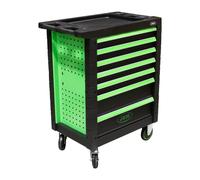 JBM 54006 Carrello Porta attrezzi portautensili per officina vuoto 7 cassetti