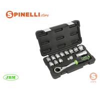 Kit di utensili GO-THROUGH da 14 pezzi zincato 54090 JBM