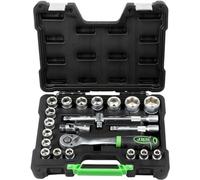 JBM -54108-MAGLIA STRUMENTI 22 PEZZI BICCHIERI ESAGONALI DA 1/2"